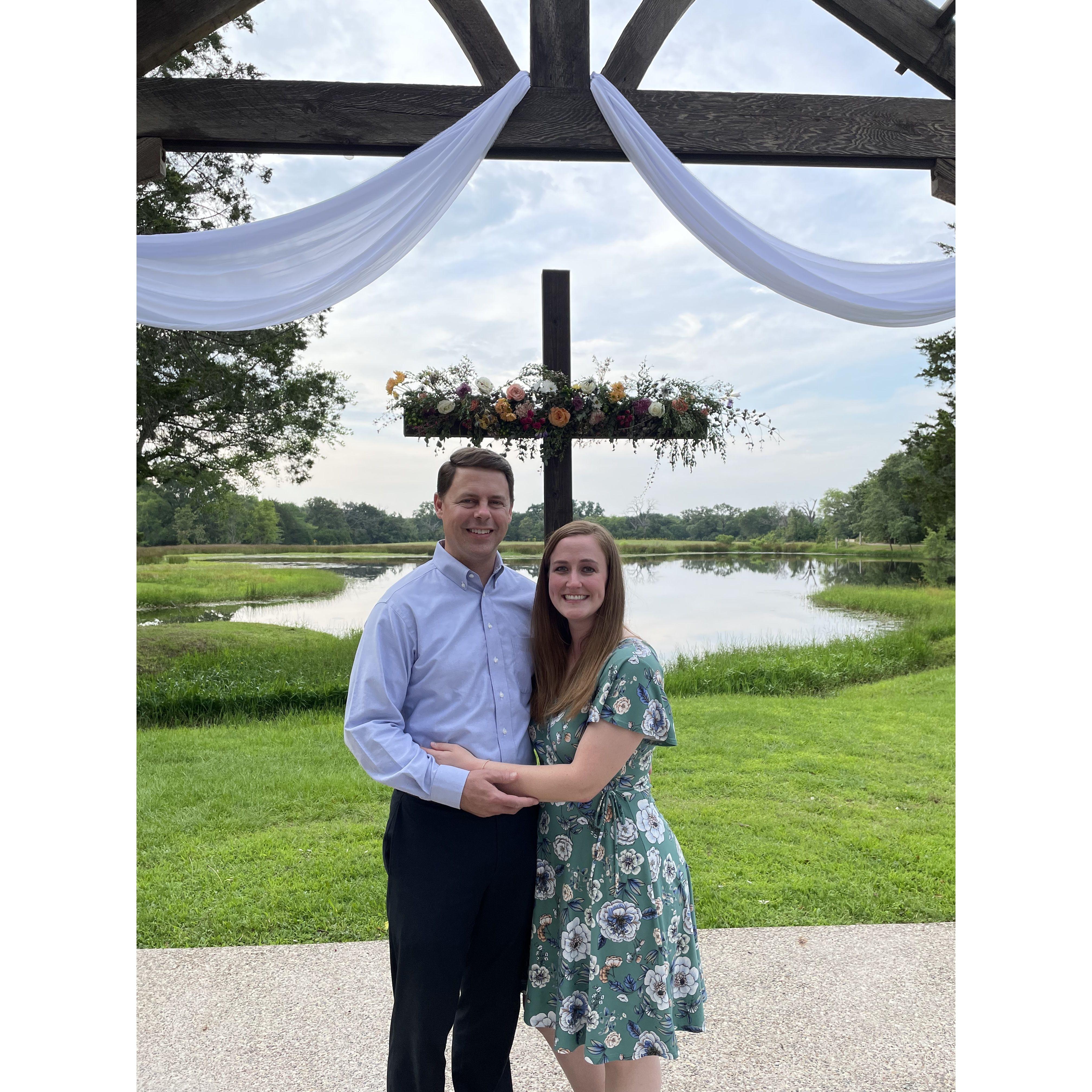 Us at Chris and Kayla's wedding
