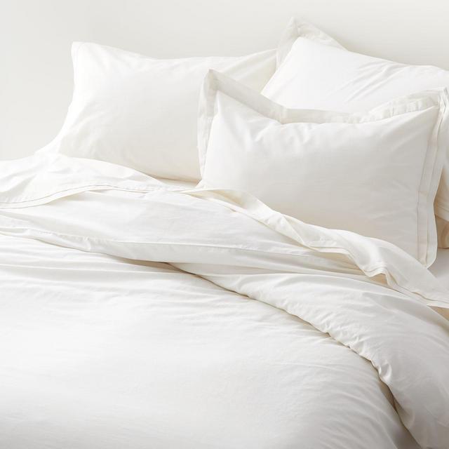 Mellow Pearl Organic Cotton Full/Queen Duvet Cover