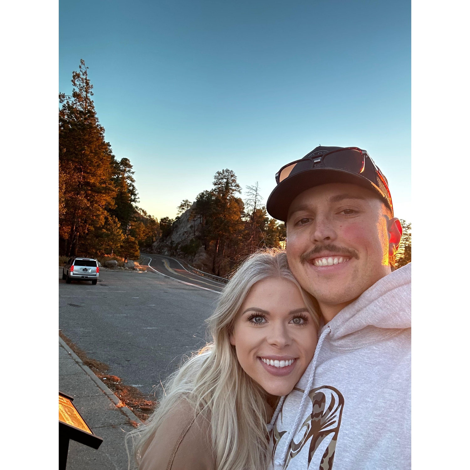 We said "I love you" for the first time! Spent the morning with his family in St David and then detoured to Mt Lemmon just in time for sunset. It was a perfect day!