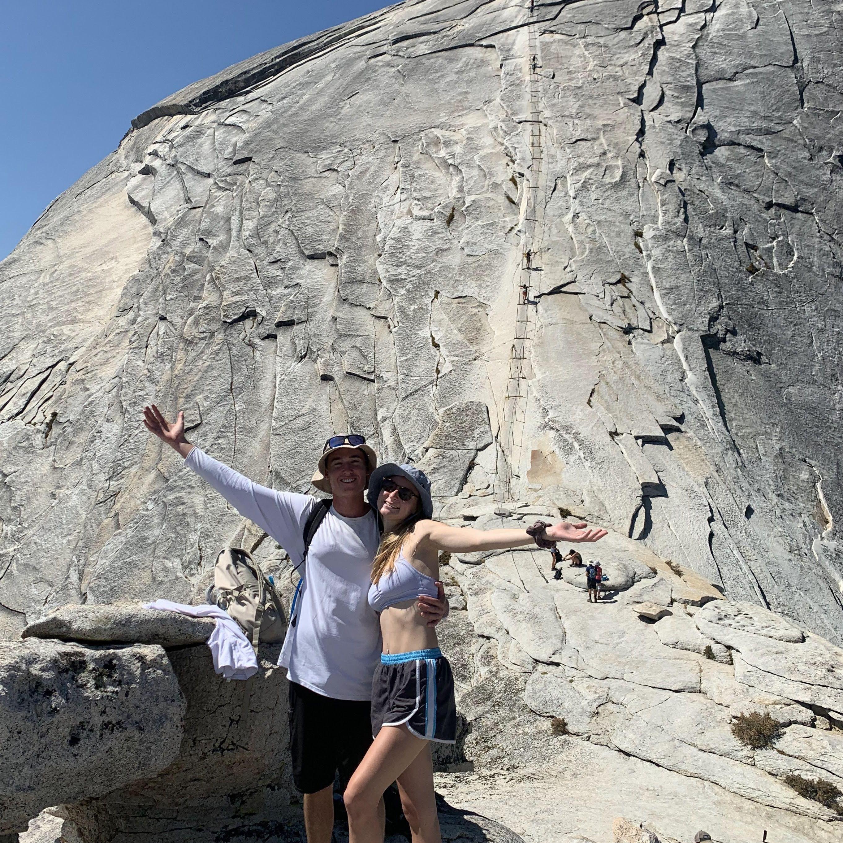 The First time we Climbed half dome!