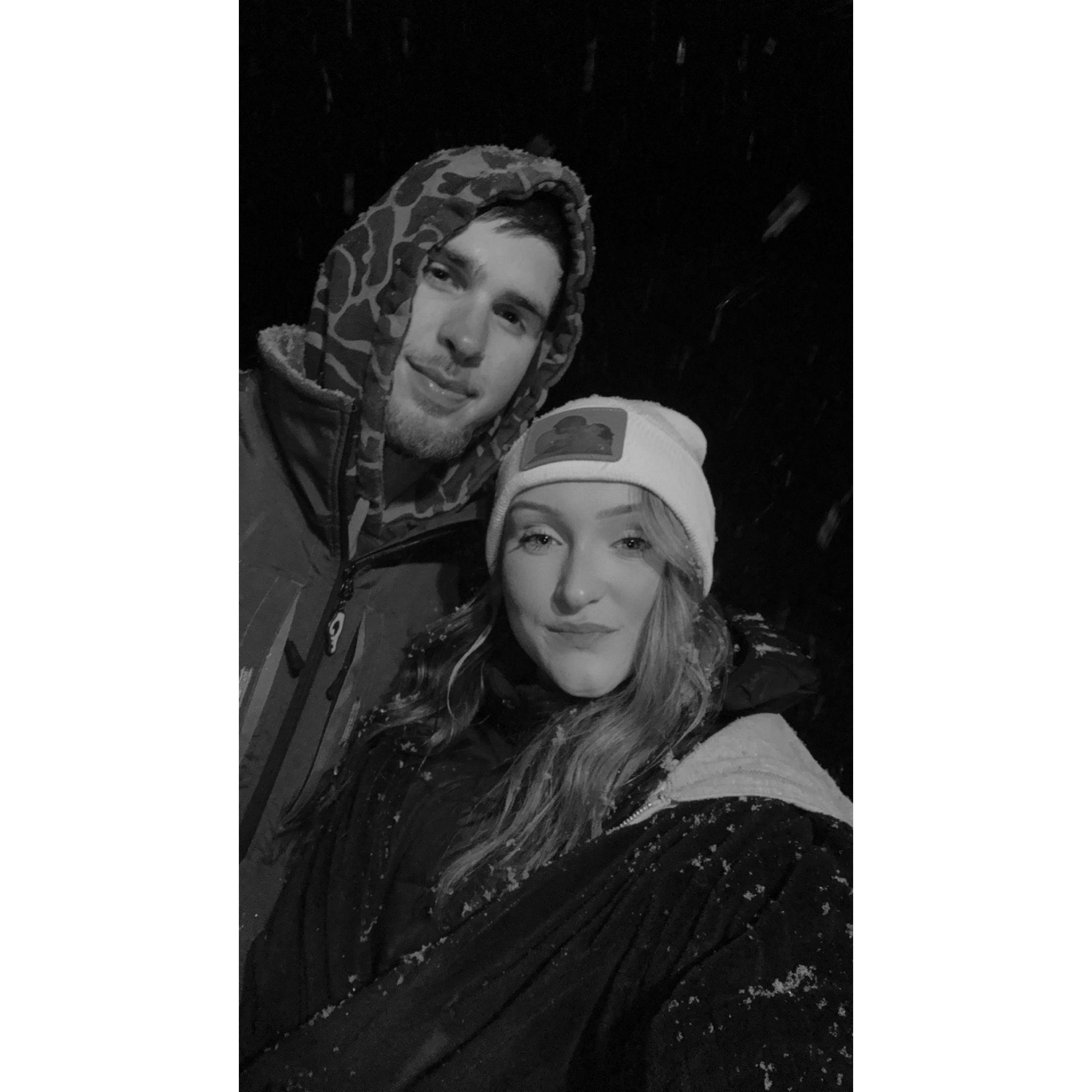 Our first snow together!