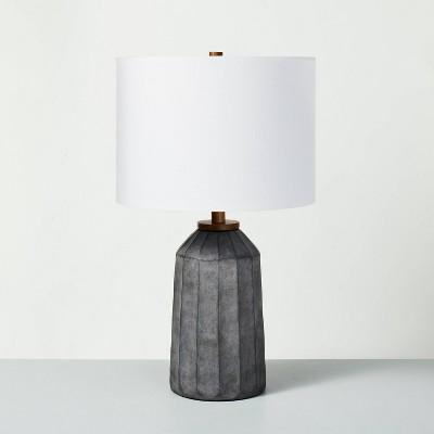 Carved Ceramic Table Lamp - Hearth & Hand™ with Magnolia
