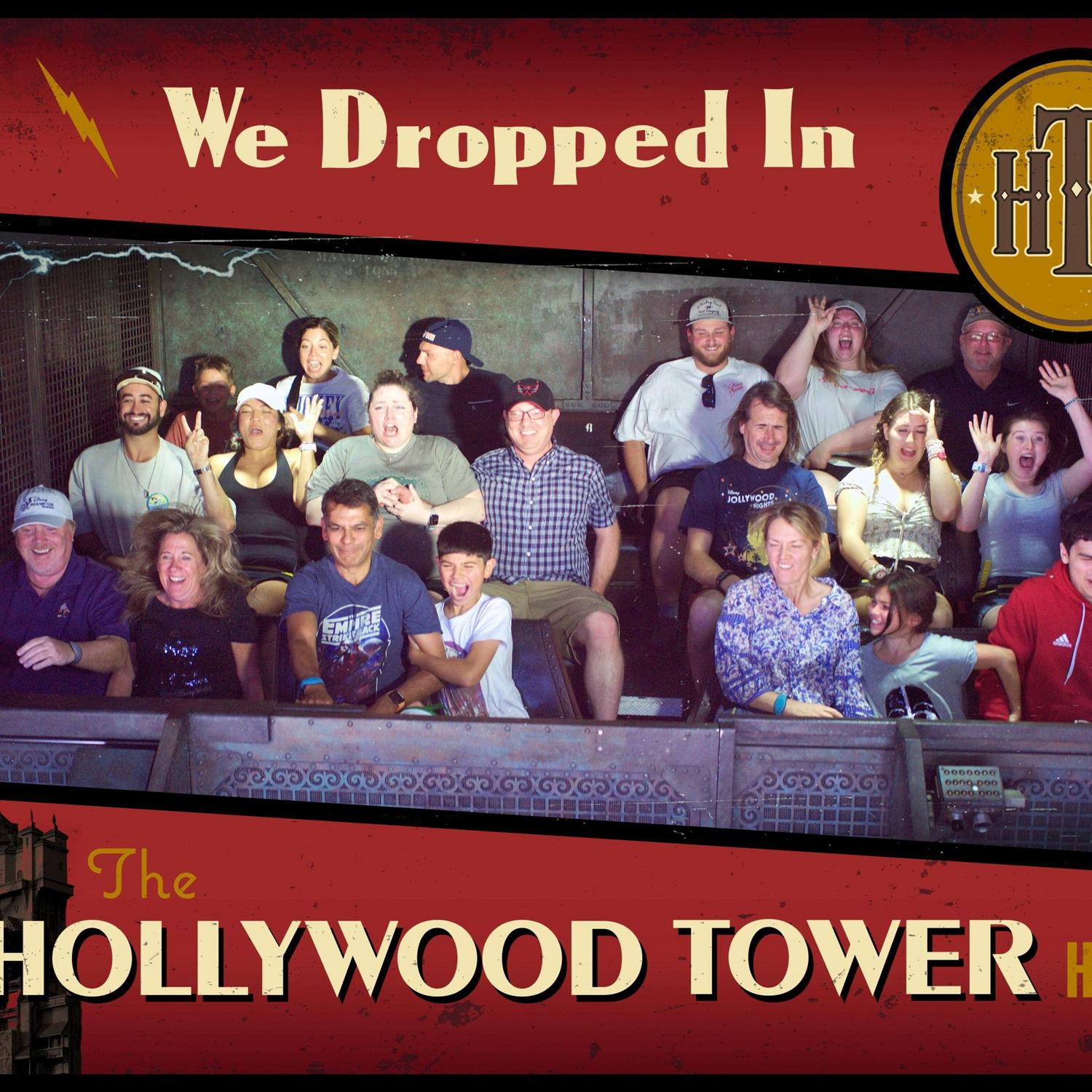 Chris probably had more fun than Laura on the Tower of Terror.