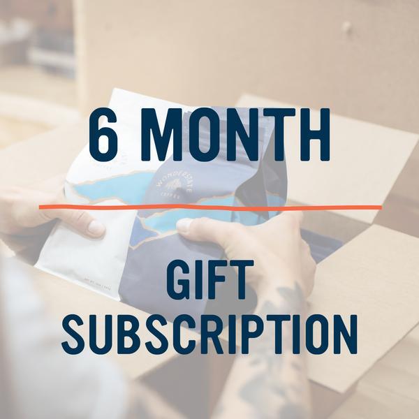 Wonderstate Coffee 6 Month Gift Subscription
