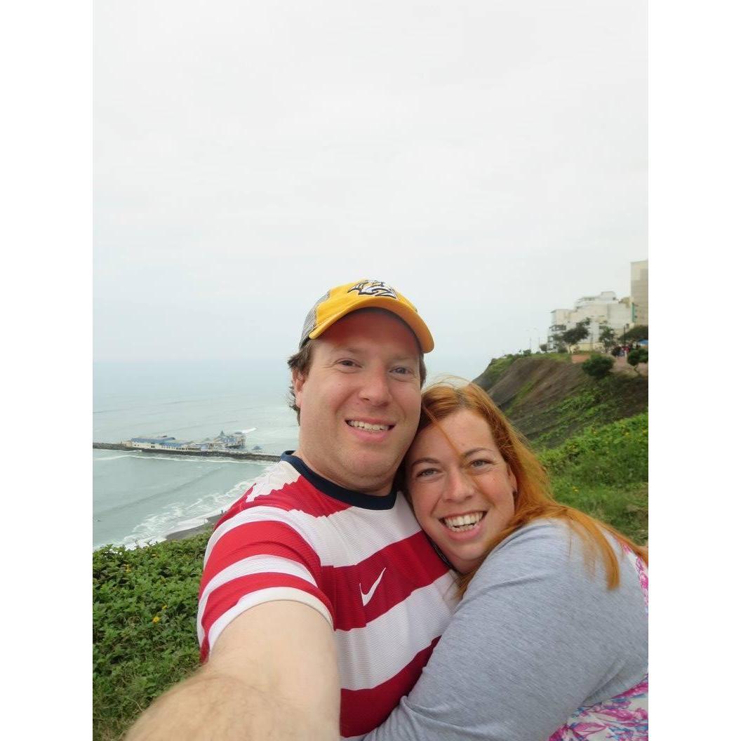 The closest we got to a sunset in Peru.