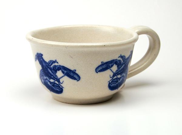 Chowder Mug - In Glaze Illustration - Lobster