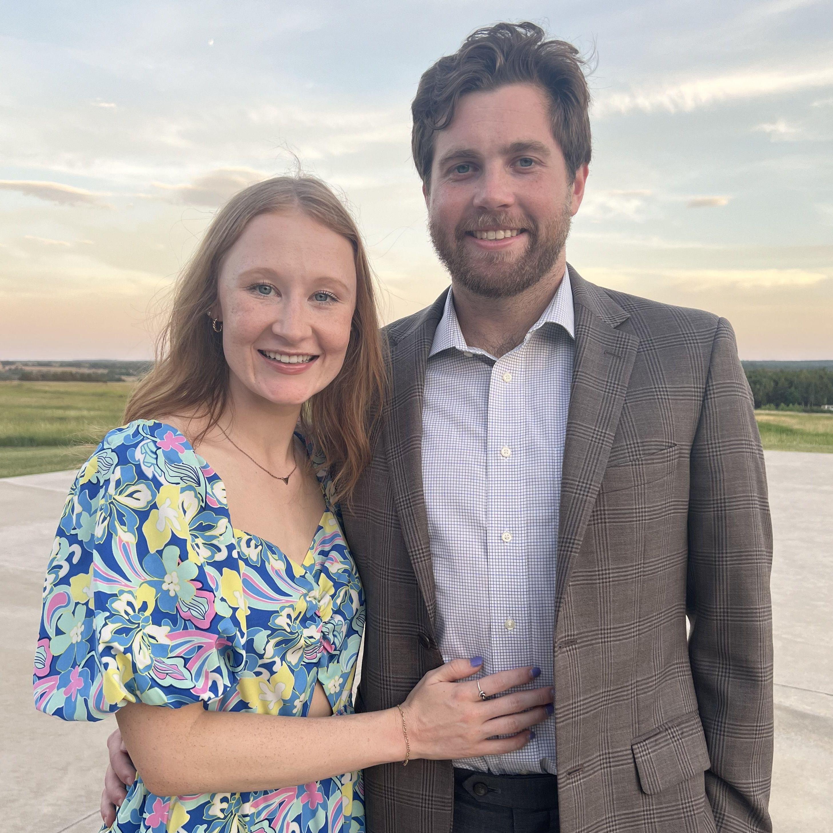 Favorite photo of us at a wedding!