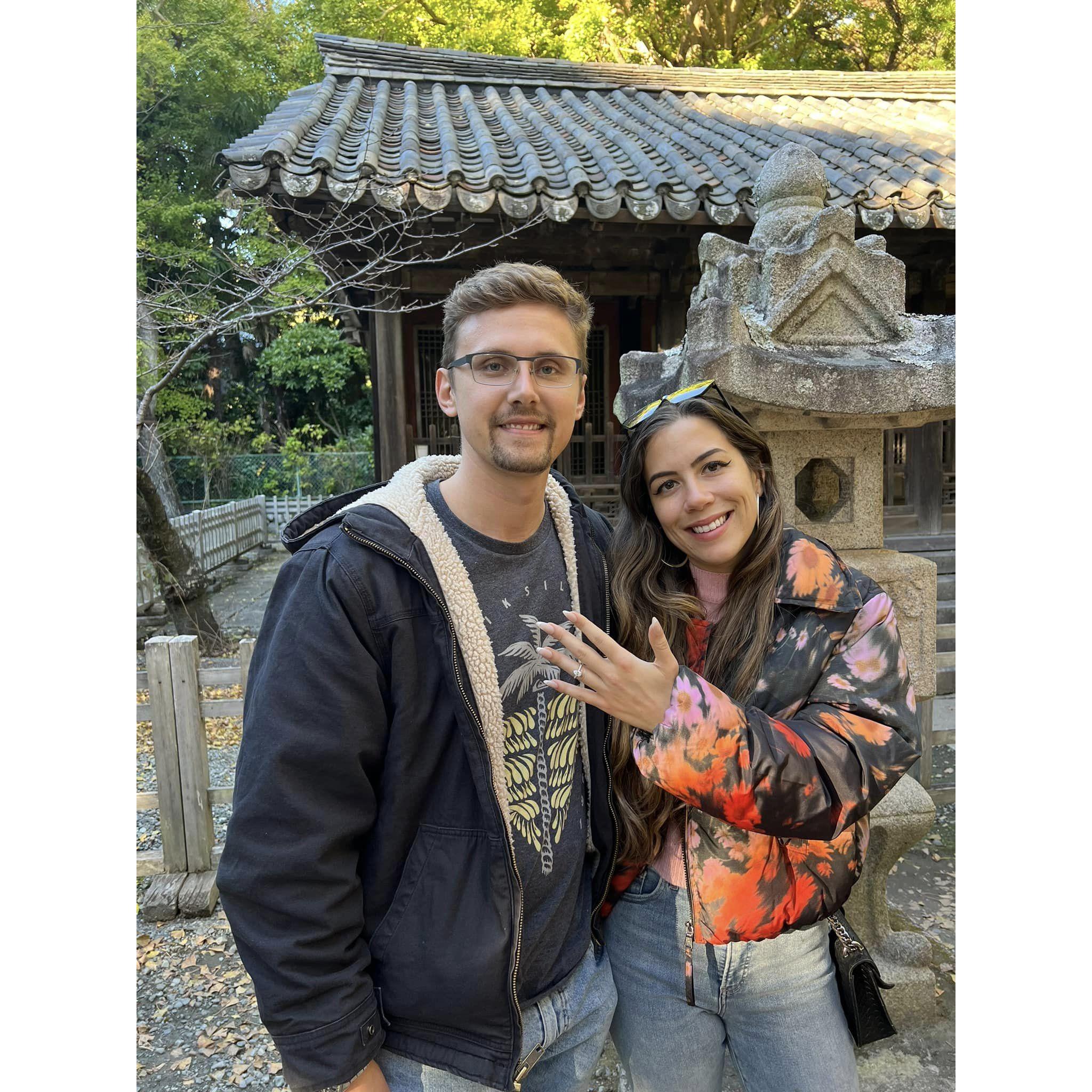 When he proposed!!!! <3