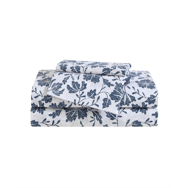 Eddie Bauer Printed 100% Cotton Percale 4-Pc. Sheet Set, Queen