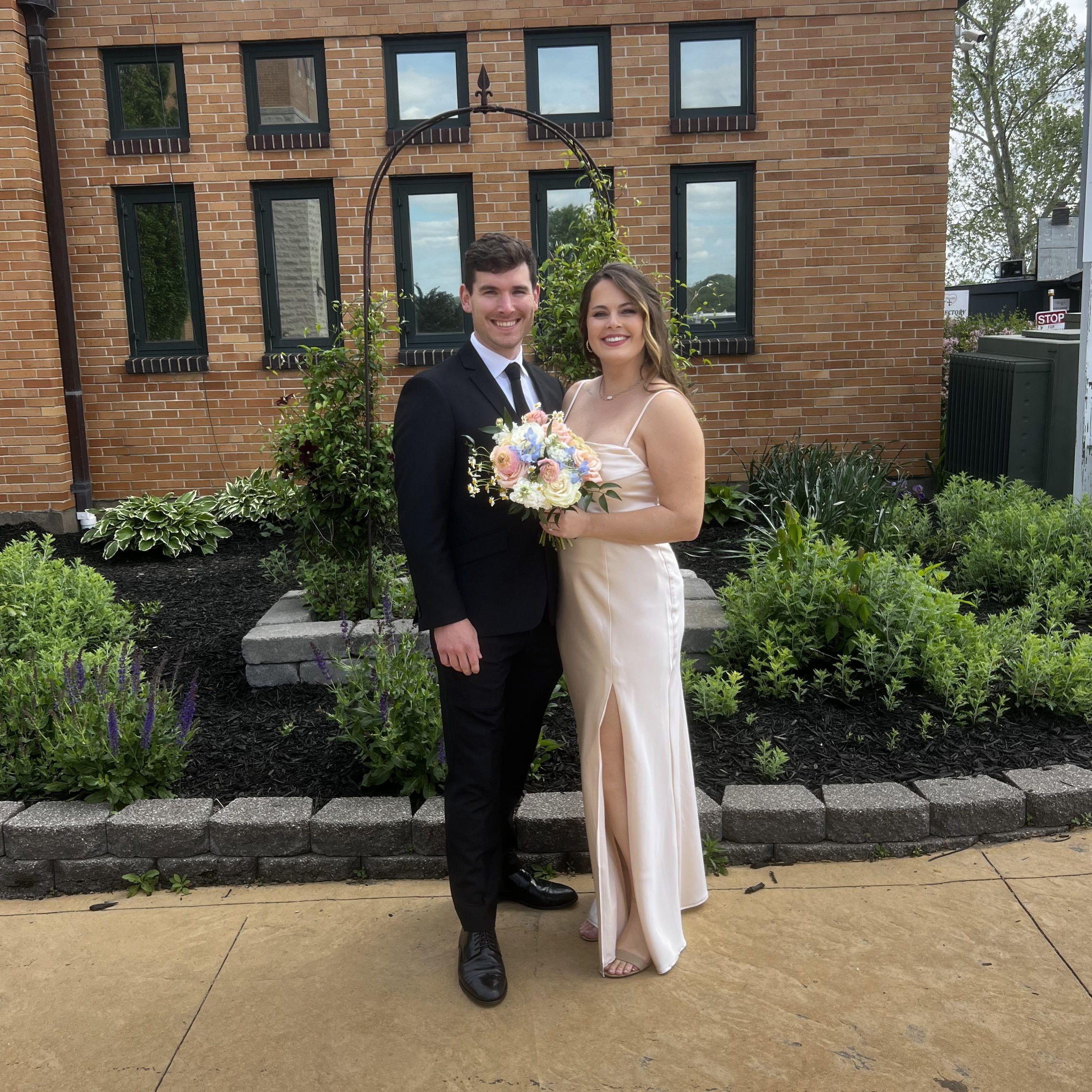 He makes the best wedding date! (And vice versa!)