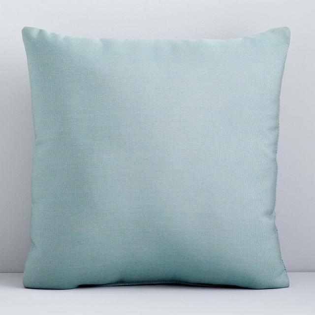 Sunbrella Indoor/Outdoor Canvas Pillow, 20"x20", Spa