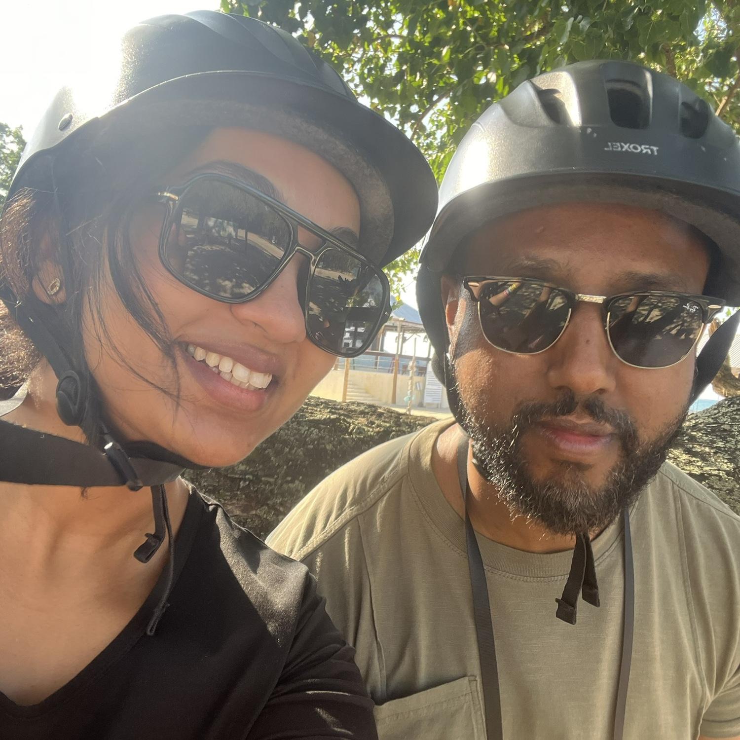 Elias’ first zip lining experience 🇯🇲