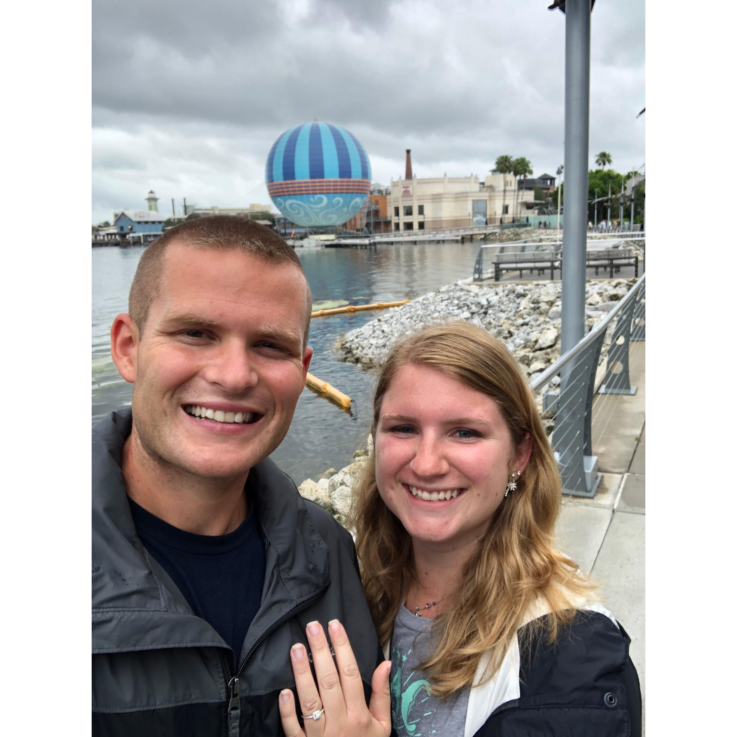 The day he proposed. May 20, 2018