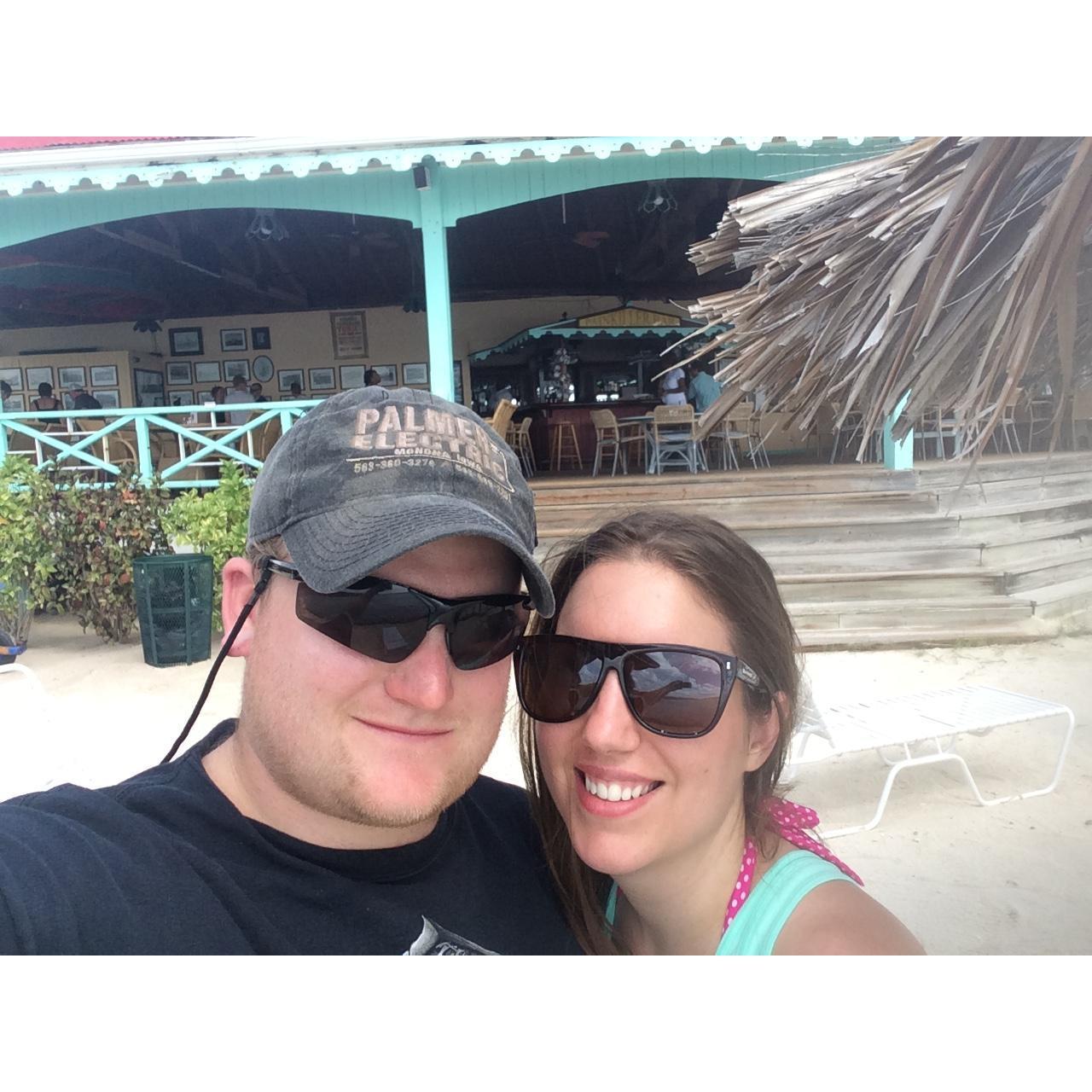 Enjoying the food (and rum) of the British Virgin Islands