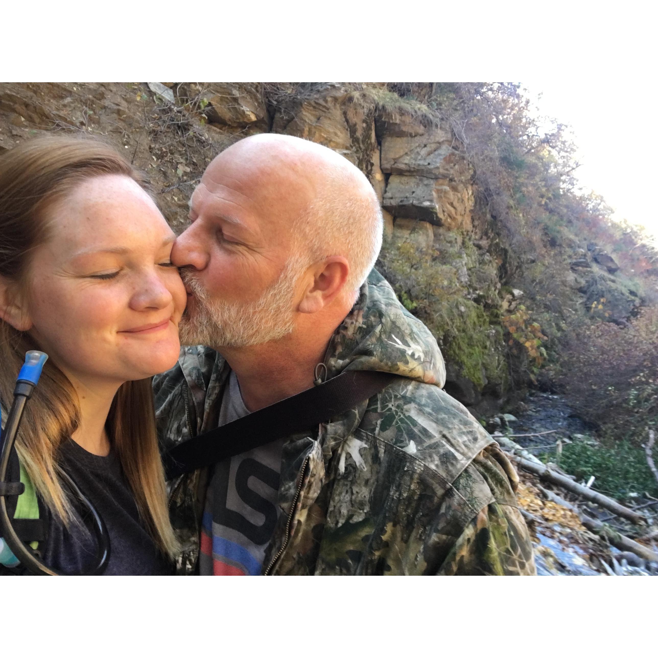 A little lovin' in the woods