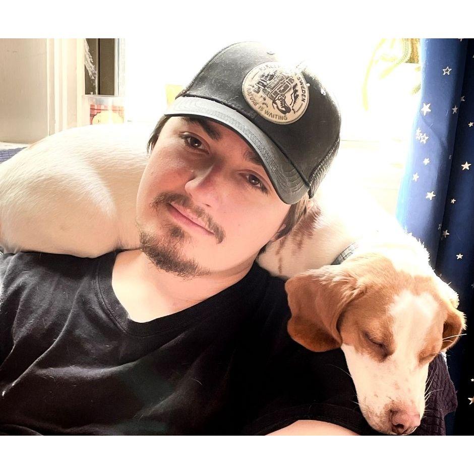 John and Bagel hanging out