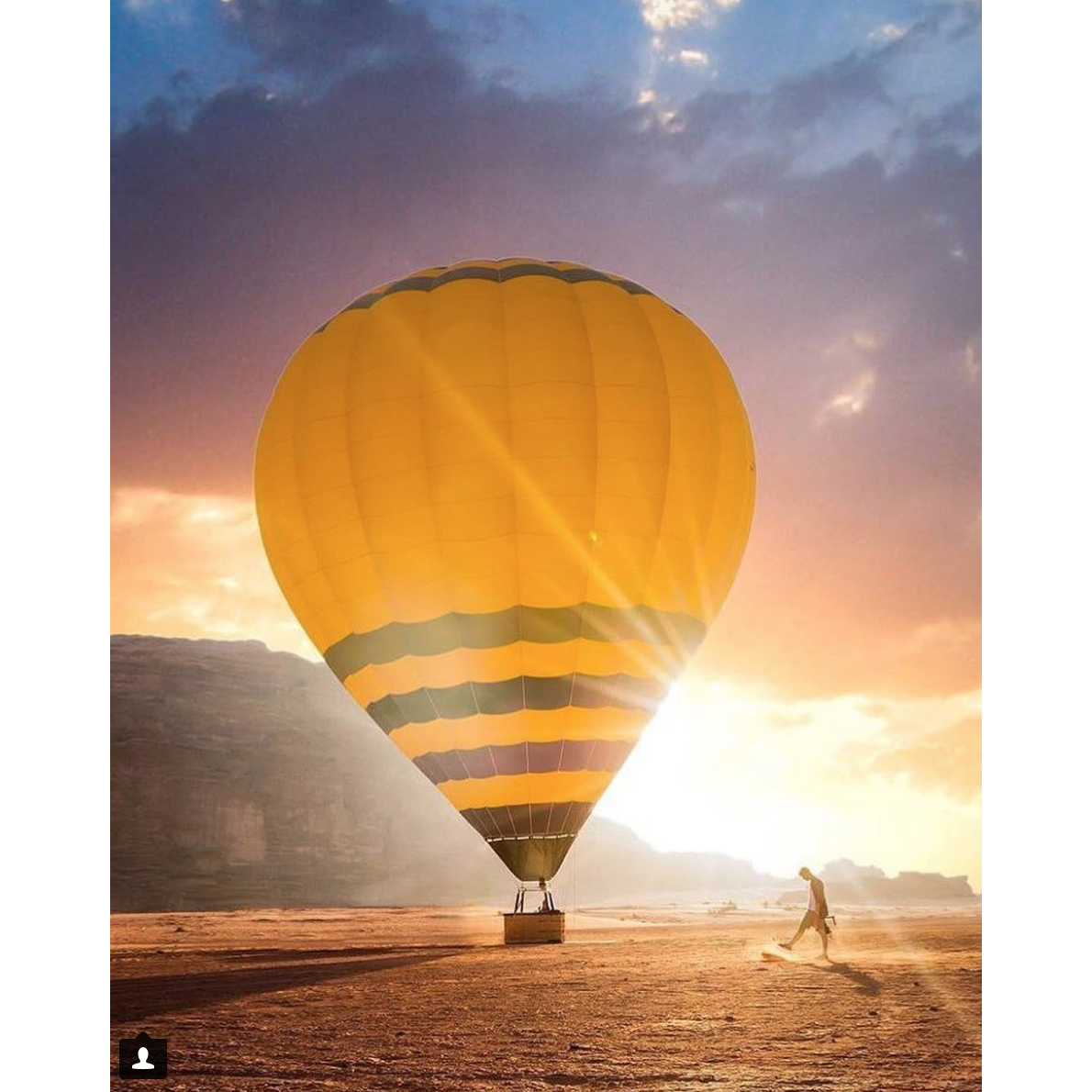 You'll have the option to take a sunrise or sunset hot air balloon ride for those who want to.
