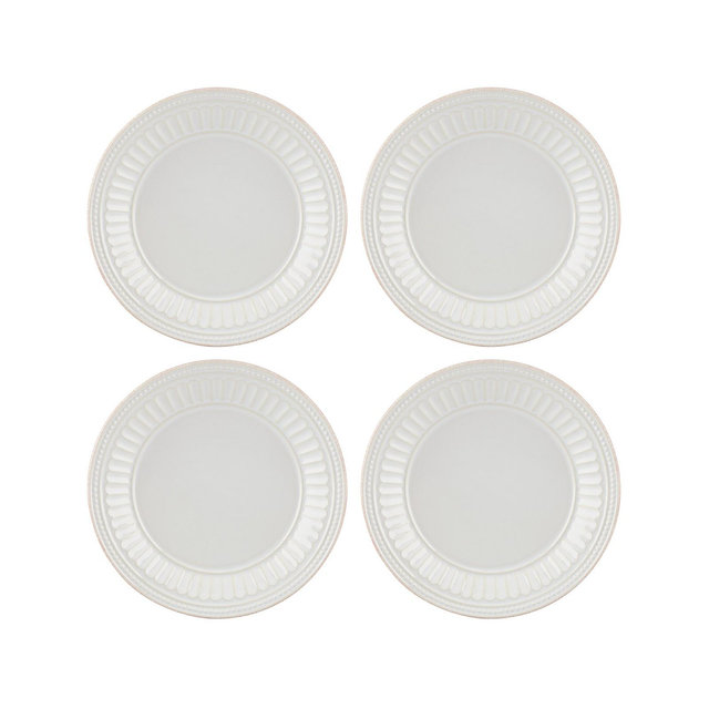 Lenox French Perle Groove Dessert Plates, Set Of 4