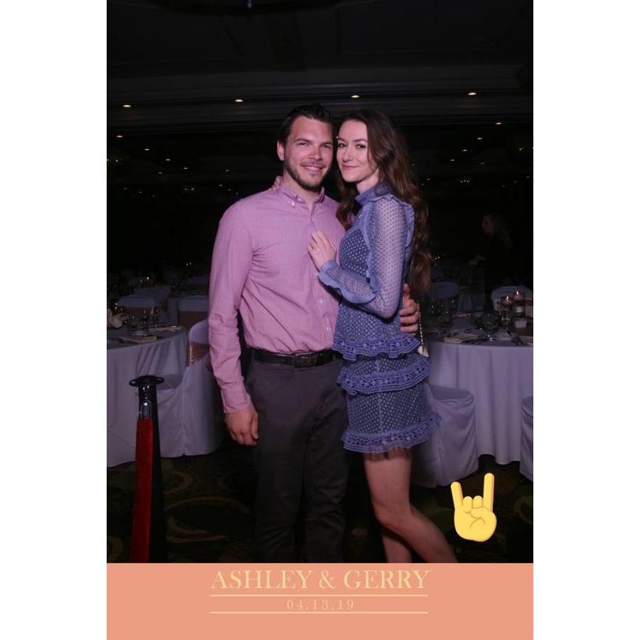 The first wedding we went to as a couple!