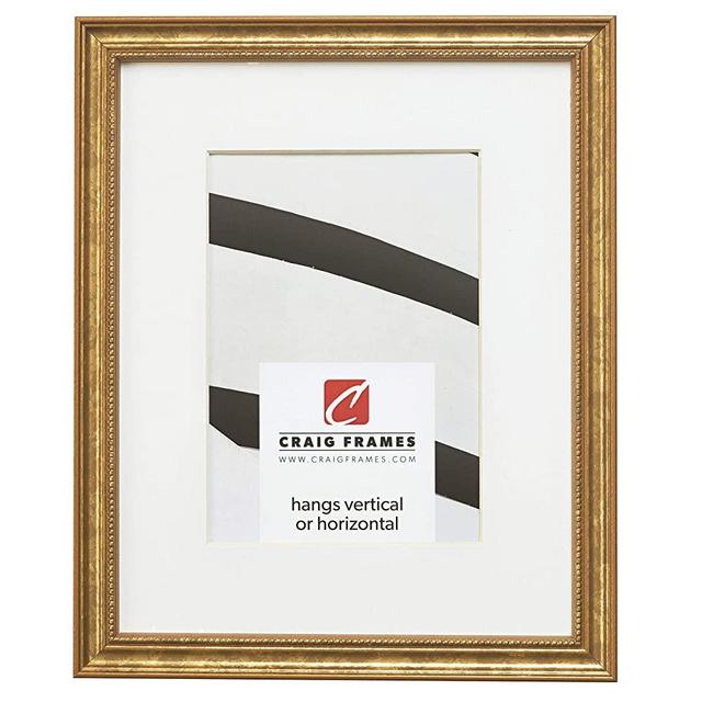 Craig Frames 314GD 24 x 36 Inch Ornate Gold Picture Frame Matted to Display a 20 x 30 Inch Photo
