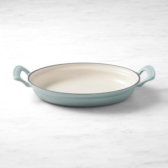 Le Creuset Modern Heritage Enameled Cast Iron Oval Gratin, 1 3/4-Qt., Sea Salt