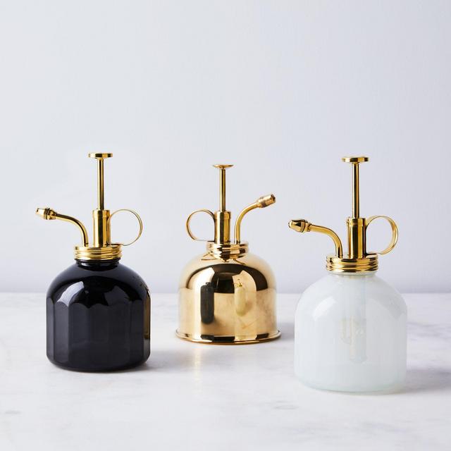 Brass & Glass Mister - White & Brass