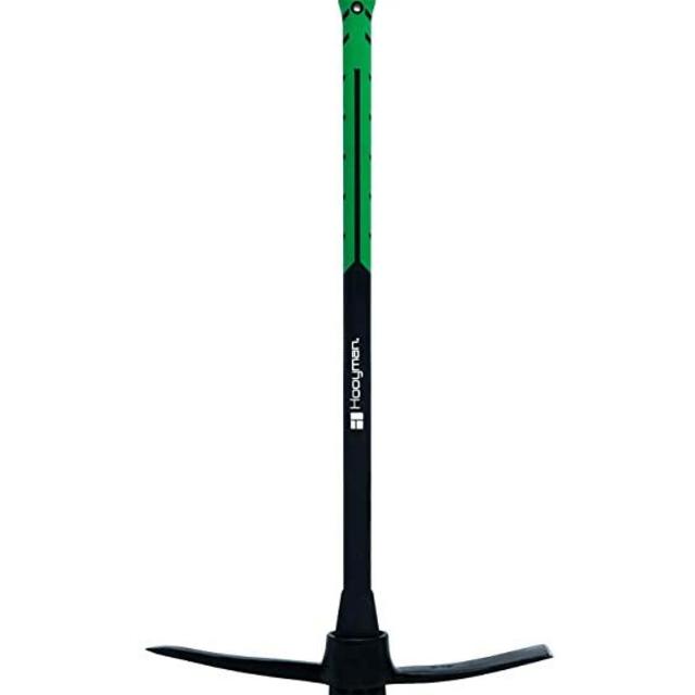 Pick Mattock with Heavy Duty Forged Construction, Adze and Ergonomic Non-Slip Handle for Gardening, Hunting, Landscaping and Outdoor