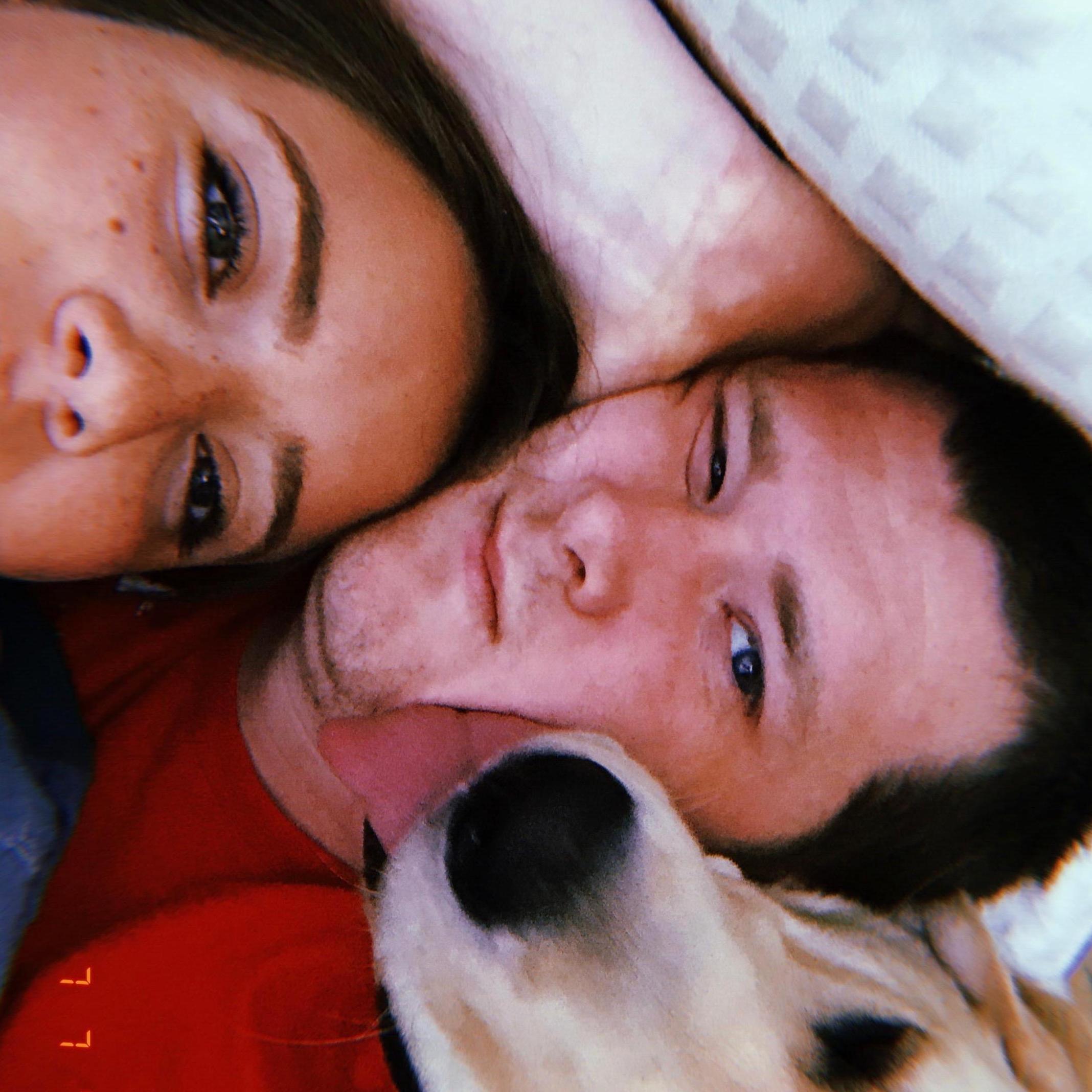 Cuddles with Jameson