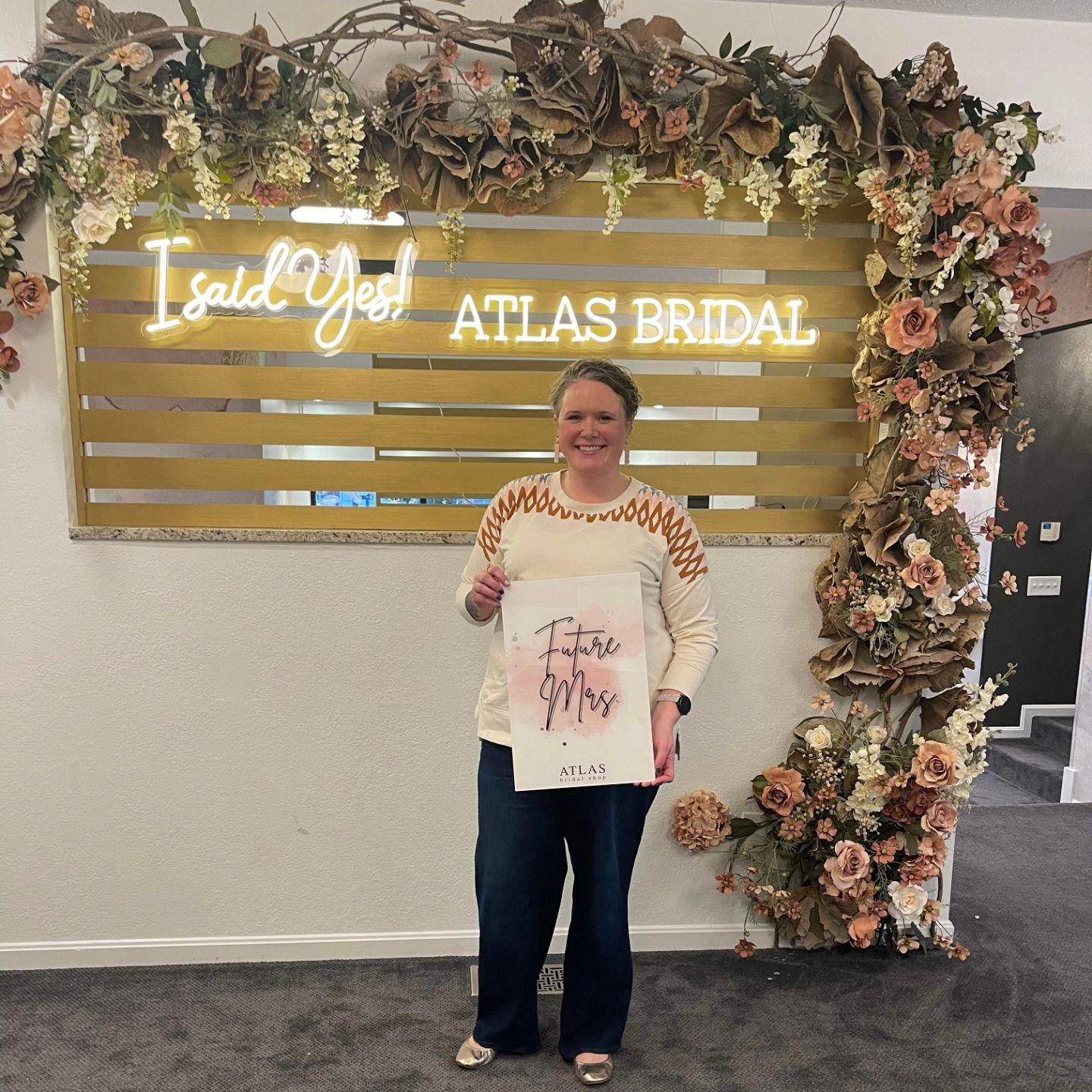 I said "Yes to the dress"