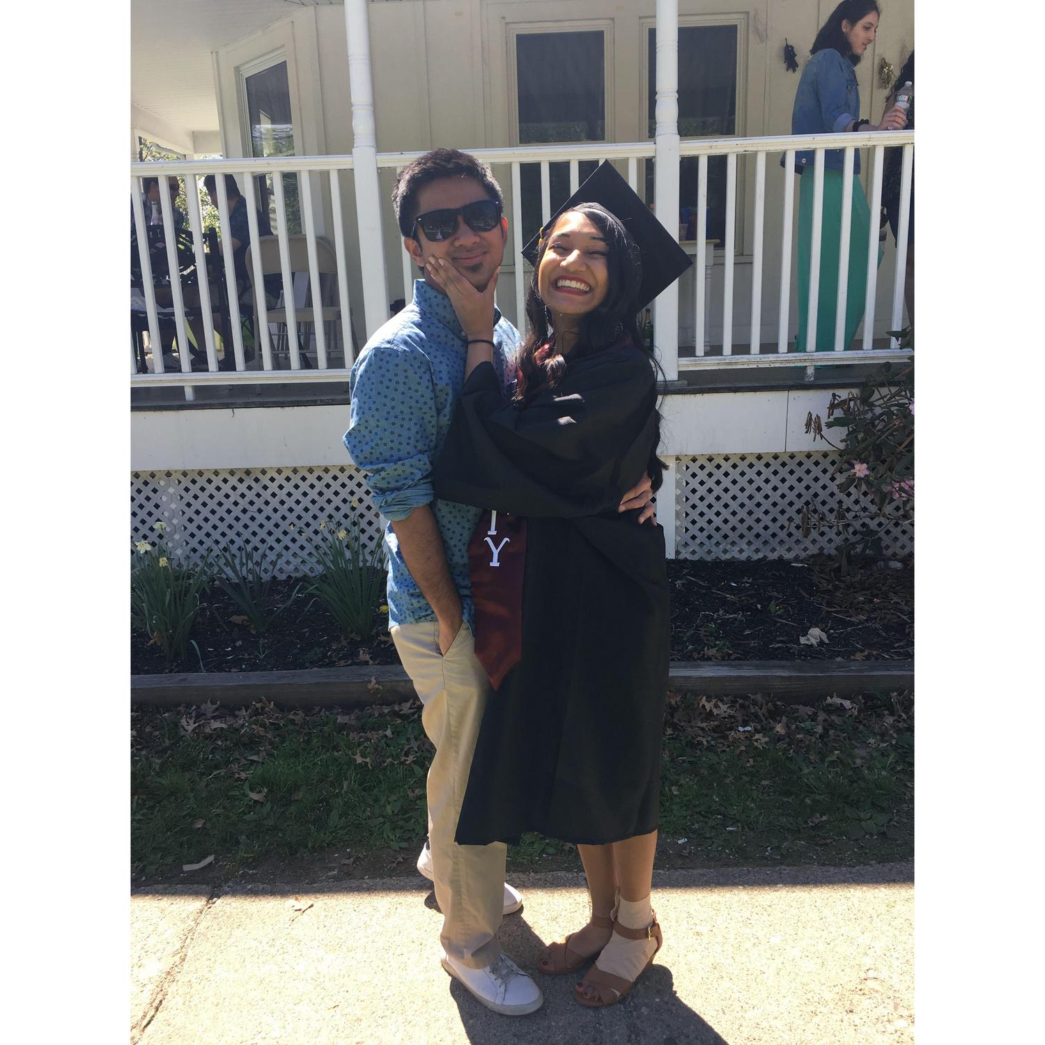 Gita's college graduation from UMass Amherst!