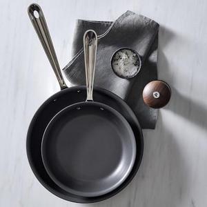 All-Clad NS1 Nonstick Induction Fry Pan Set with Lids