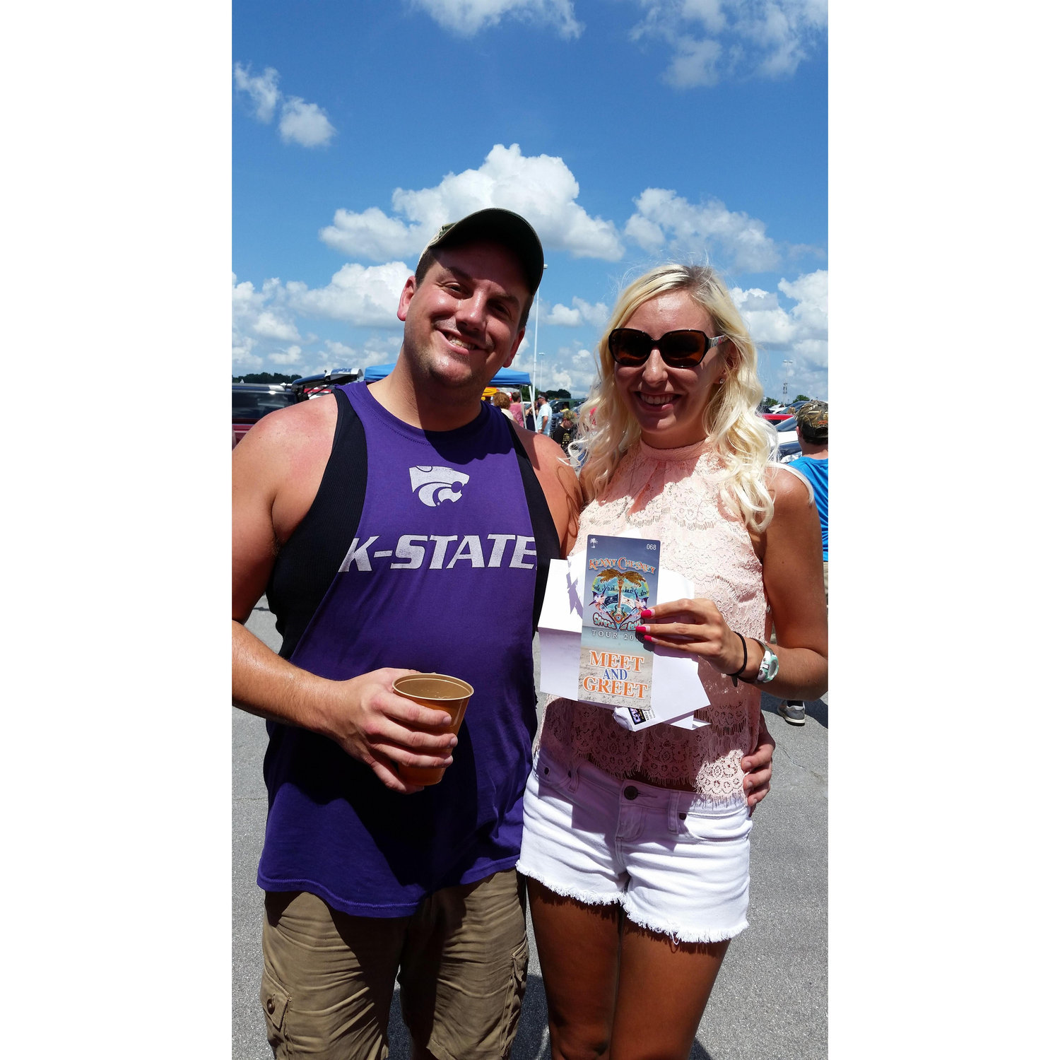 Kenny Concert 2016. Matt left for India the following week and surprised Bailey with the best birthday present: a meet and greet!