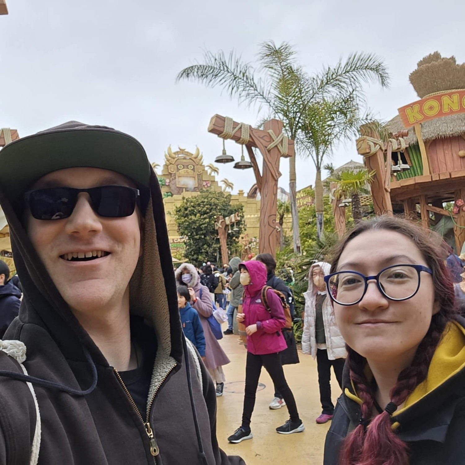We visited the new Donkey Kong land at USJ.