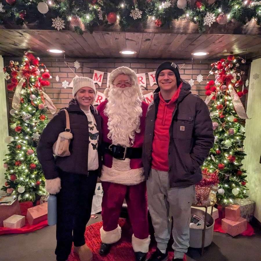 Santa told us we were on the nice list