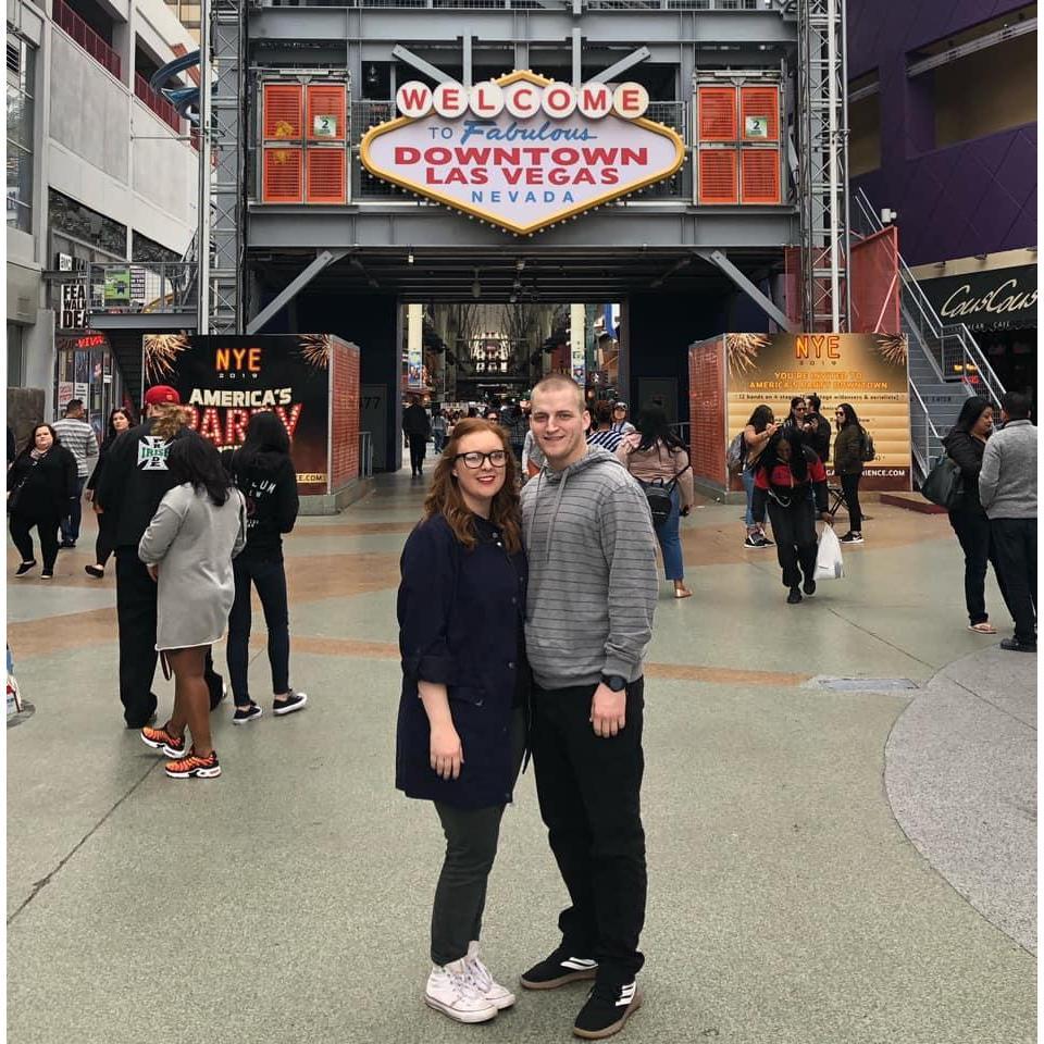 our first real vacation together to Las Vegas