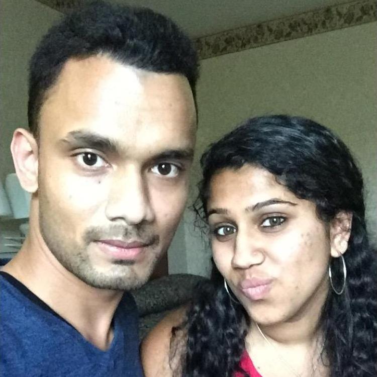 Our first ever selfie :)