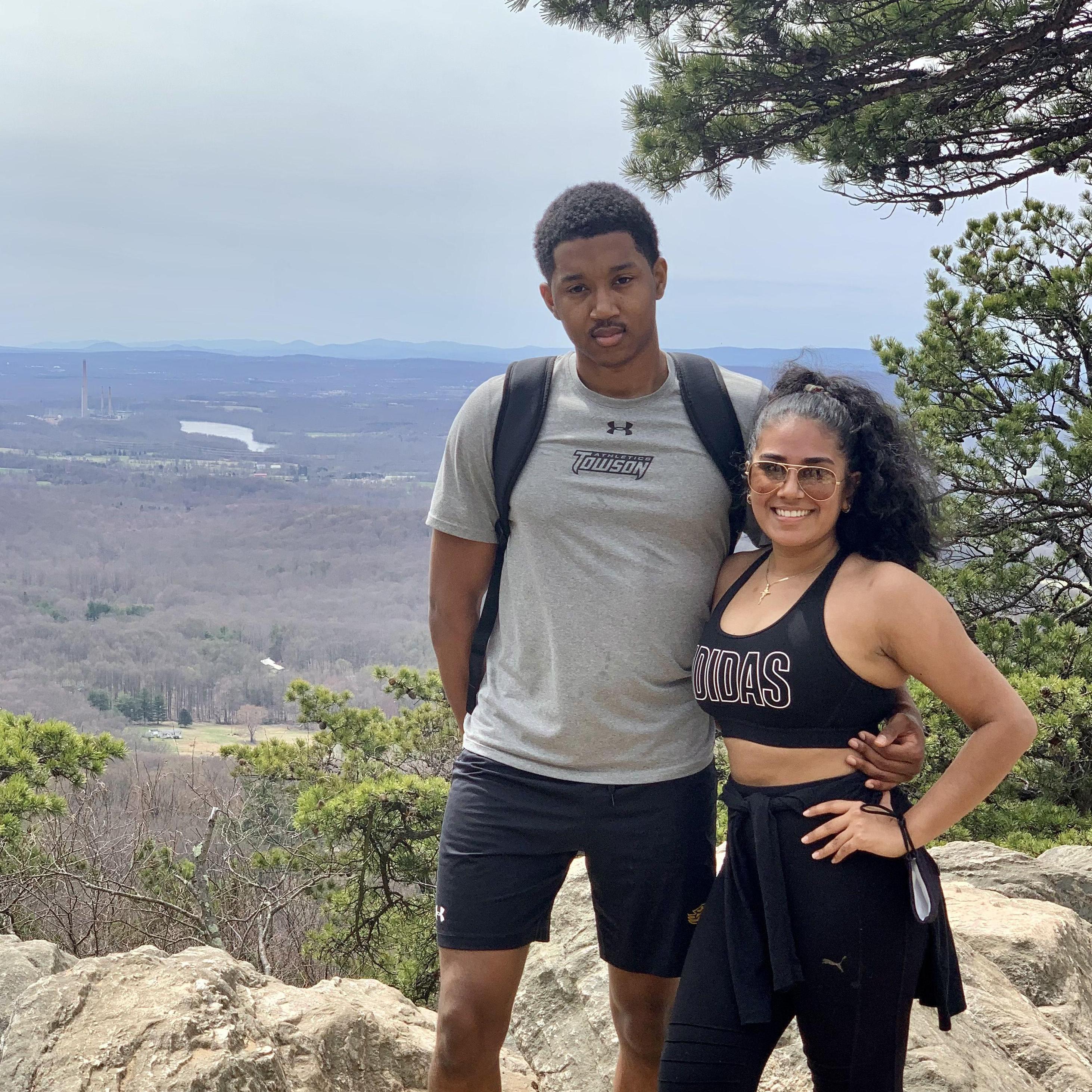 Climbing the top of Sugarloaf Mountain - March 2021.