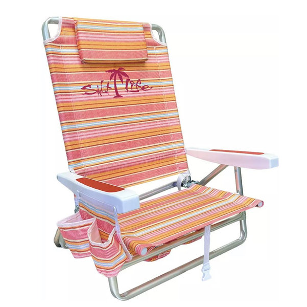 Salt Life 5-Position Deluxe Backpack Beach Chair