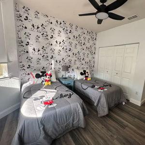 Mickey & Minnie Bedtime Photo