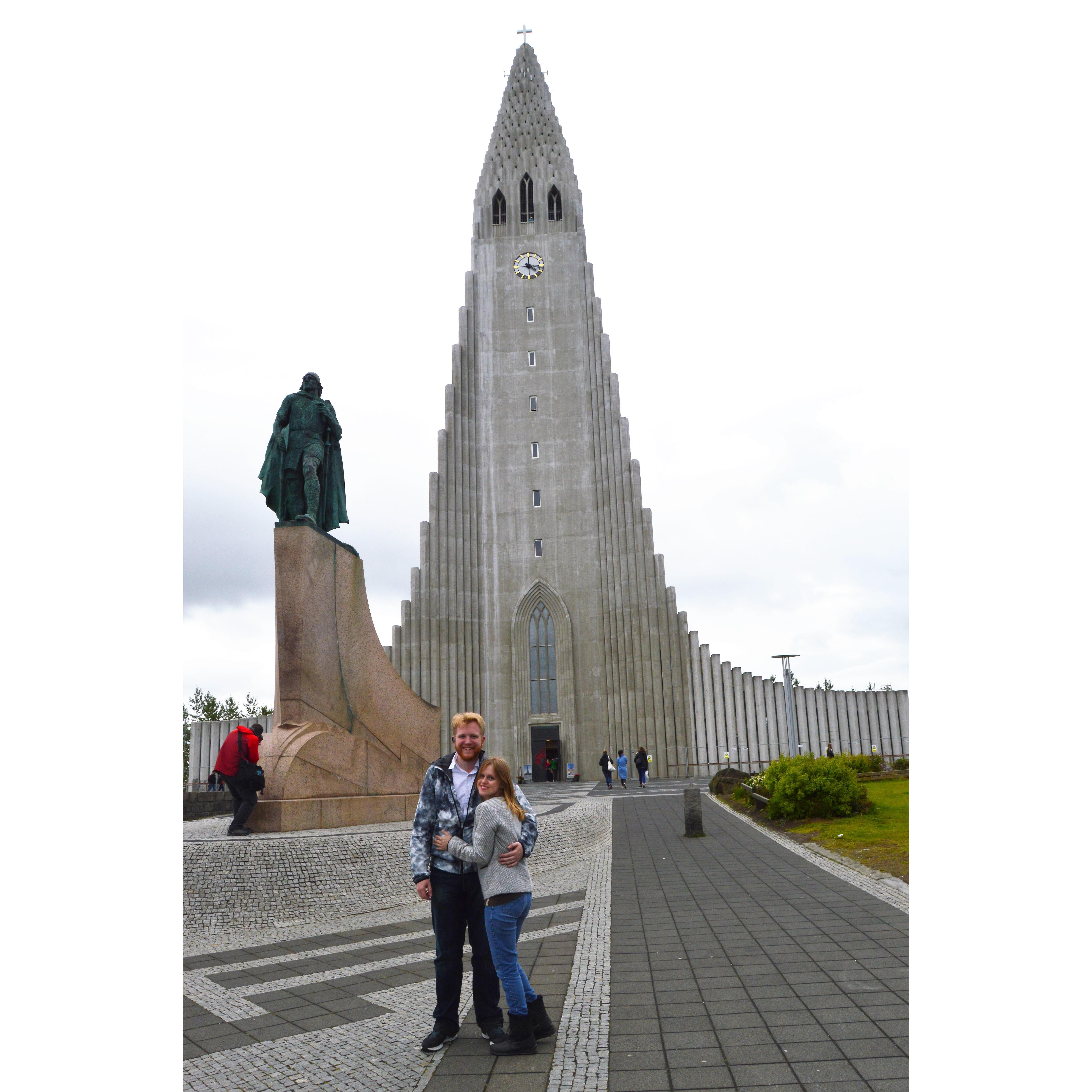 Hallskirkja, Reykyjivik.
Our first Euro Adventure. I fell in love with Iceland and with this guy a little more. <3 (I knew then.)