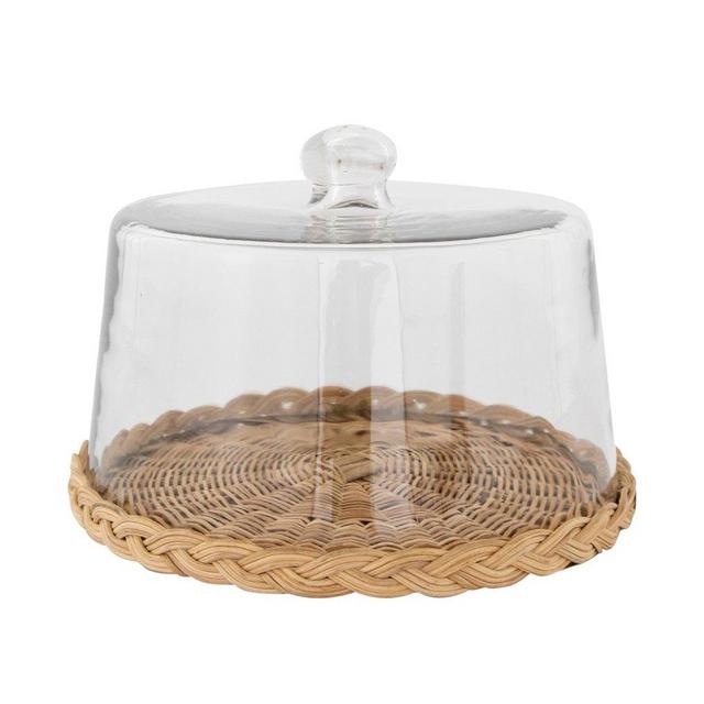 Woven Cane Pastry Cloche