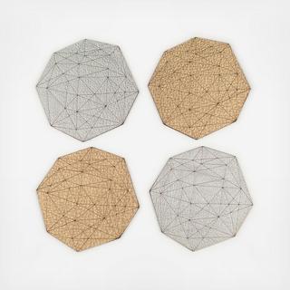 Gem Coasters Set of 4