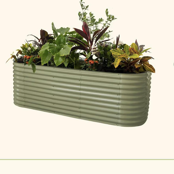 32" Extra Tall 10 In 1 Jumbo Modular Metal Raised Garden Bed Kit