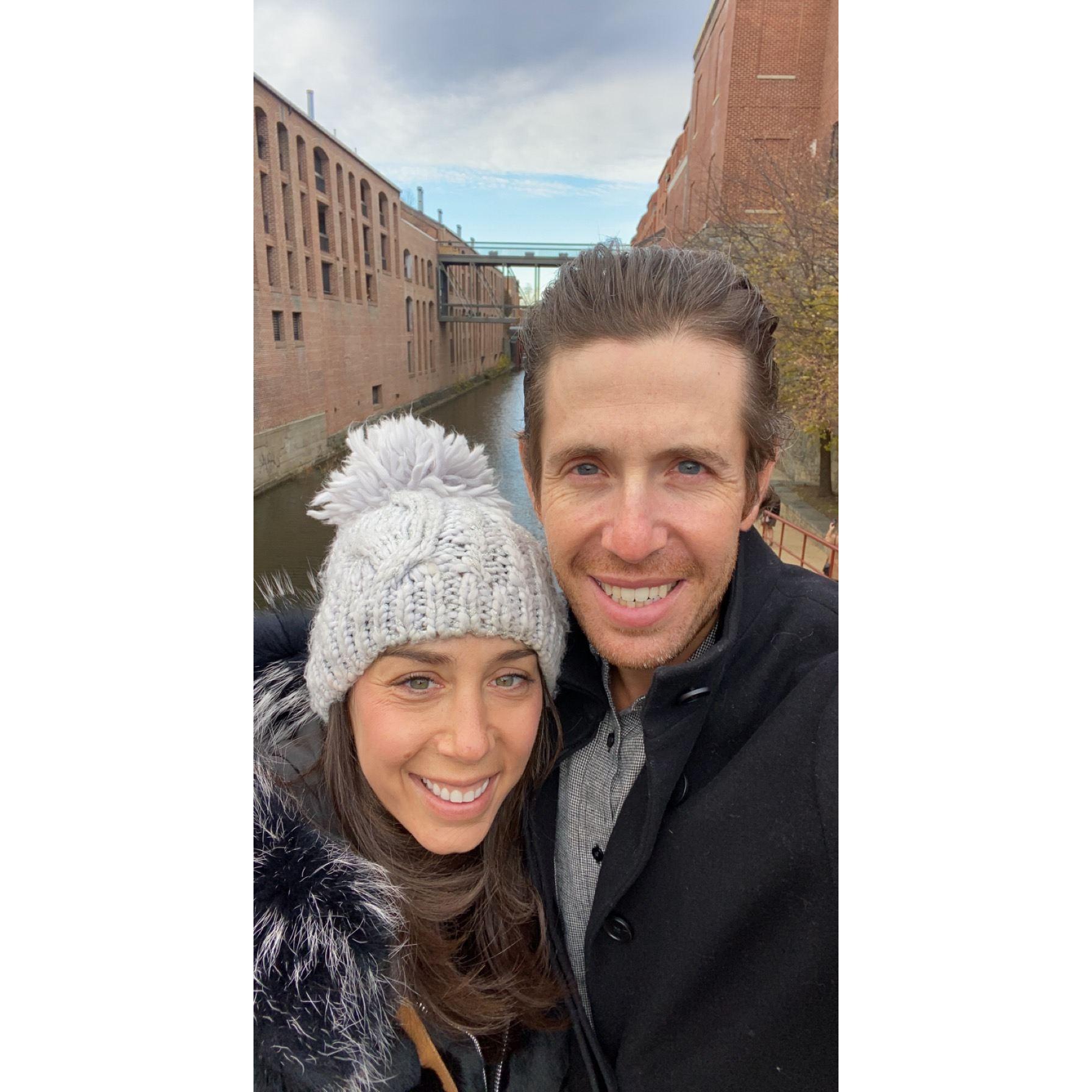 Annual walks around Georgetown DC. We love sharing our home together!