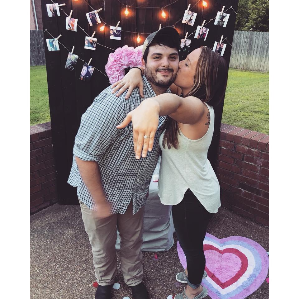 Right after he proposed!