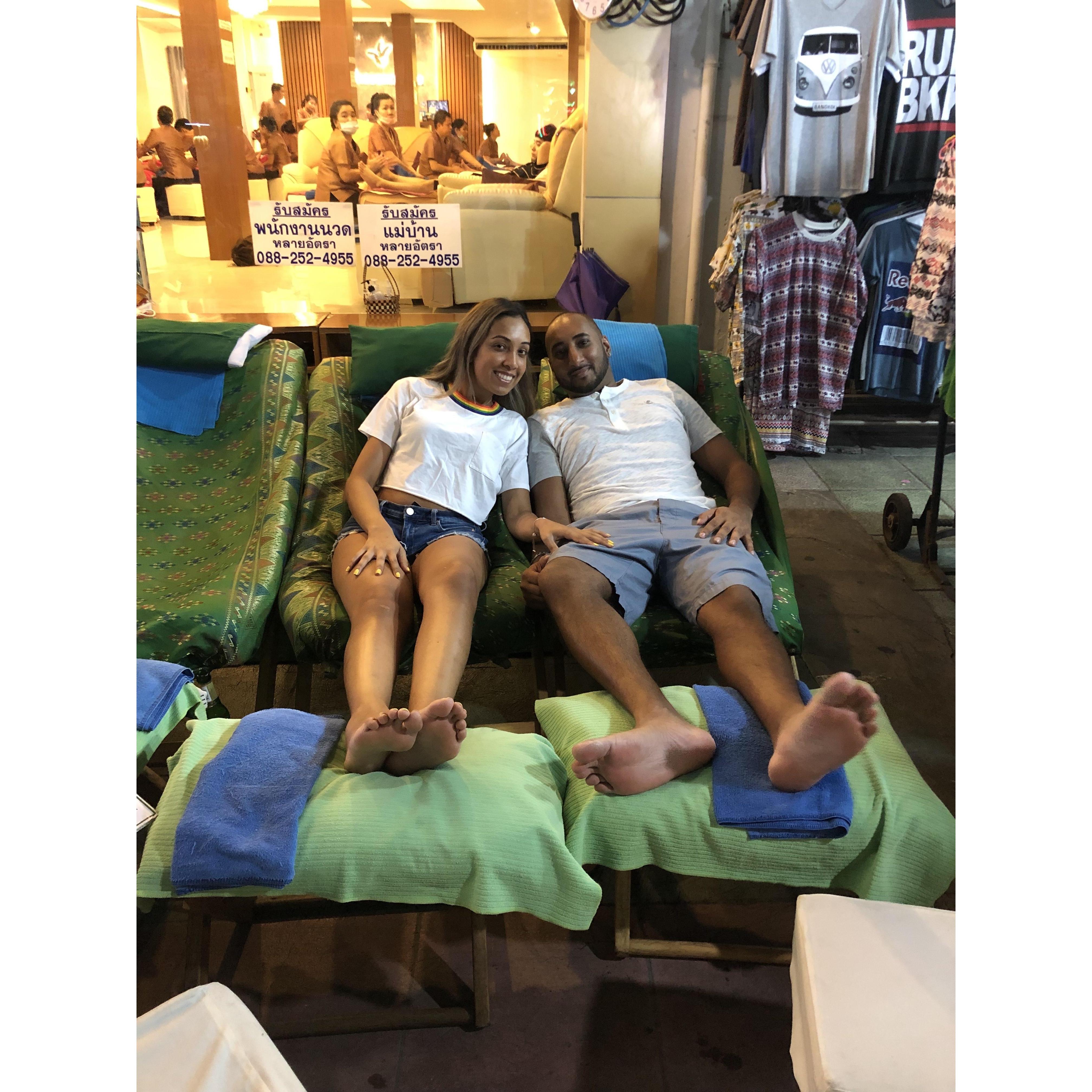 We lost count of how many thai massages we had on this trip!