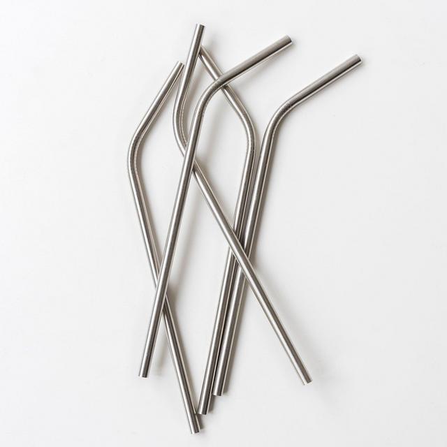 Bent Stainless Steel Straw