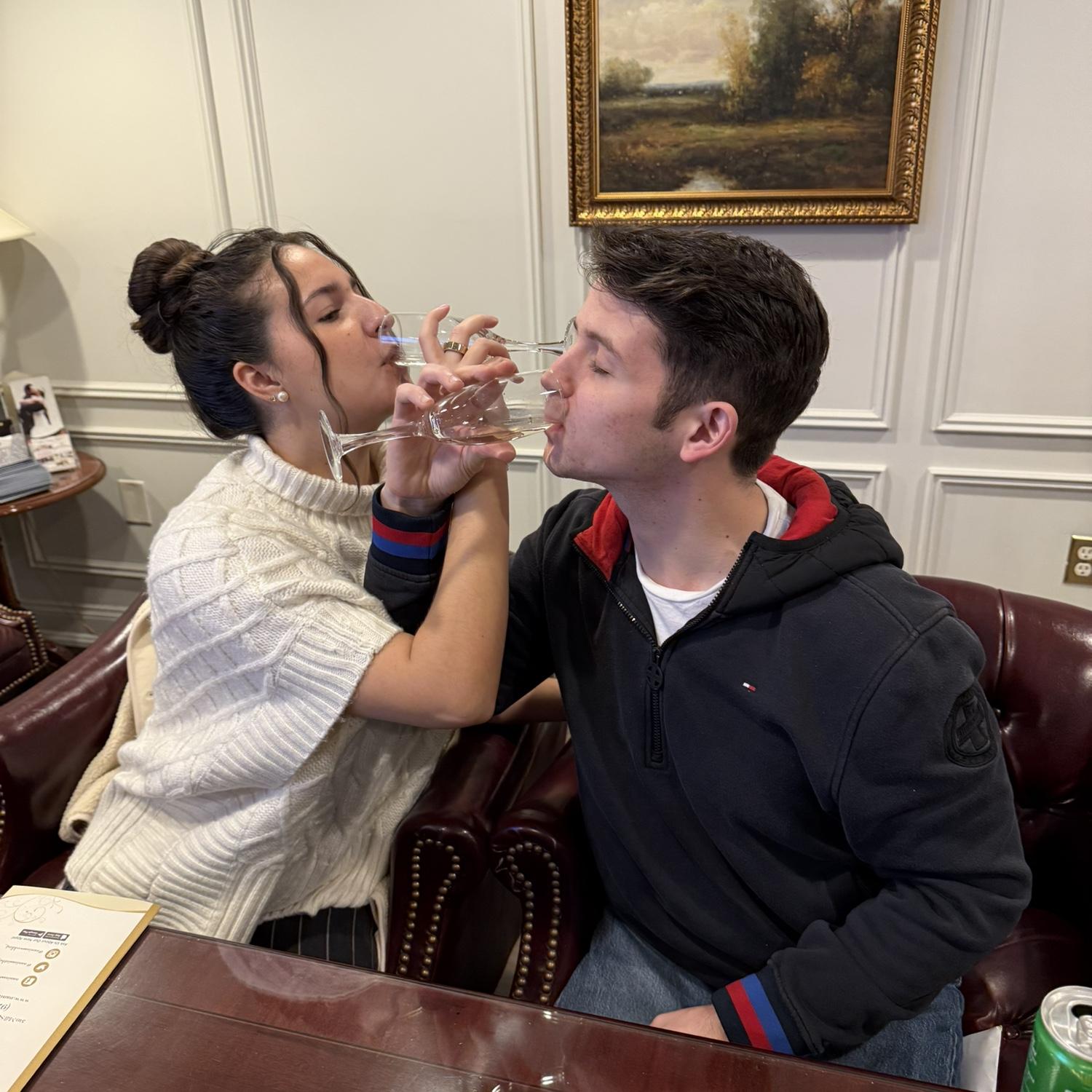 01-03-2025
A celebration toast is in order! Jess and Nick solidify their wedding venue. Let the wedding planning begin!