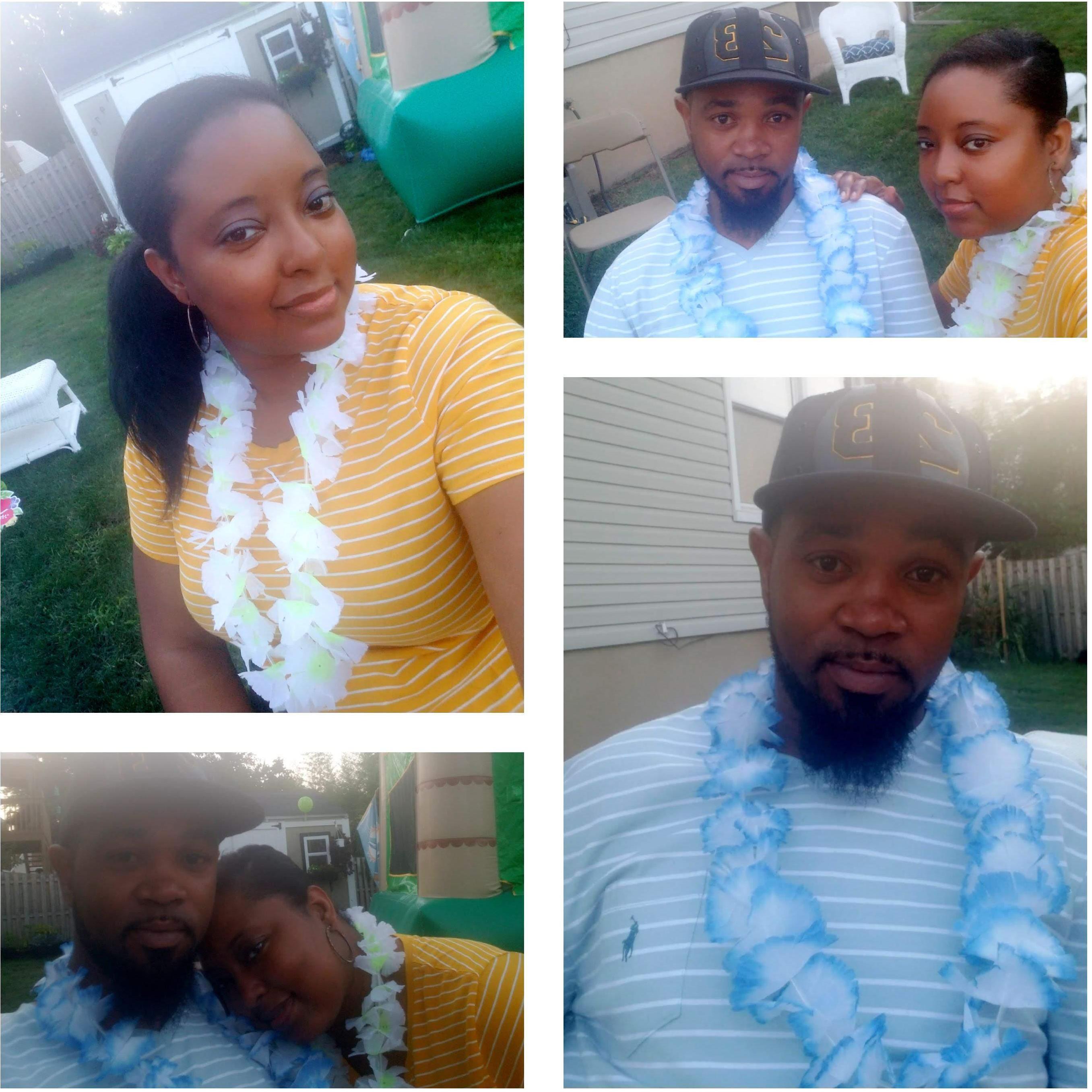 August 2018 - Luau Party at my friend Adrianne's house.