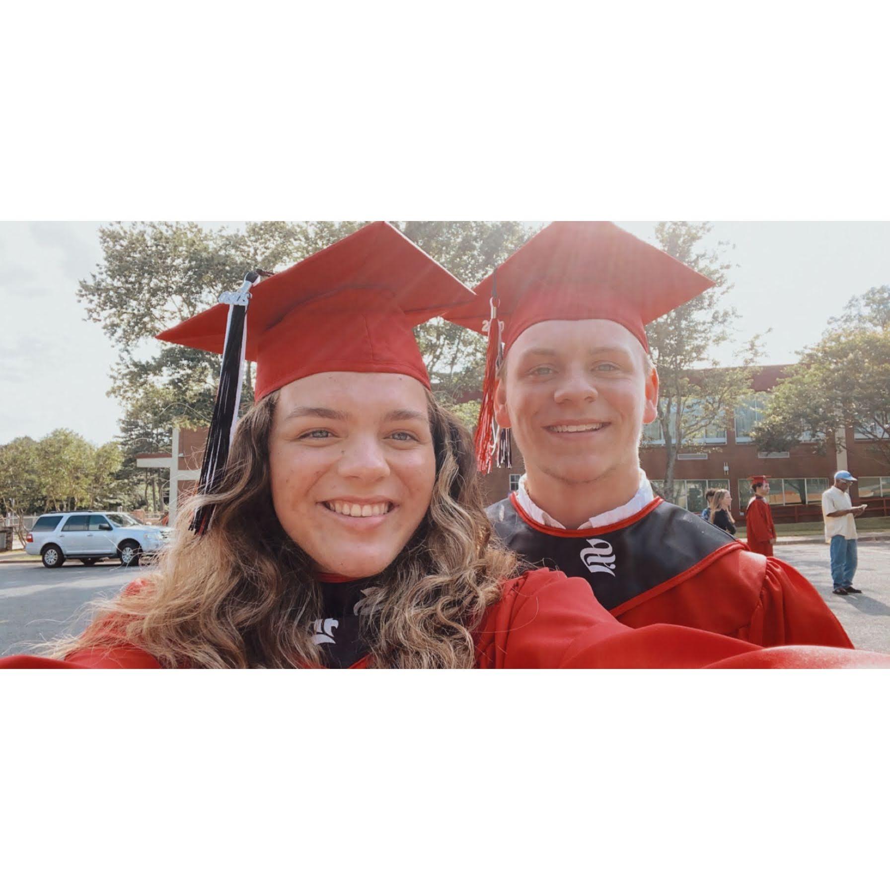 Snapped this photo on our "graduation" day.